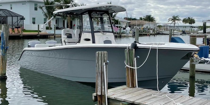 Cobia 217 center console
