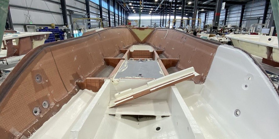 Cobia 217 center console