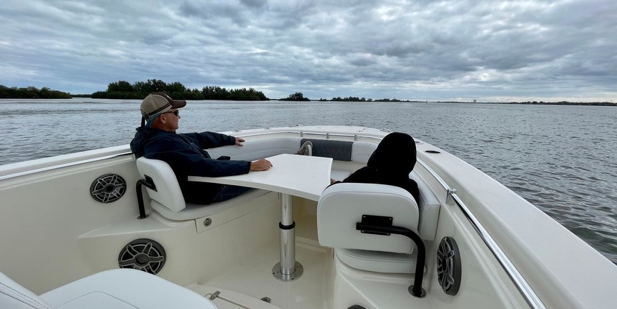 Cobia 217 center console