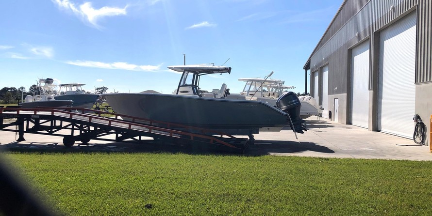 Cobia 217 center console