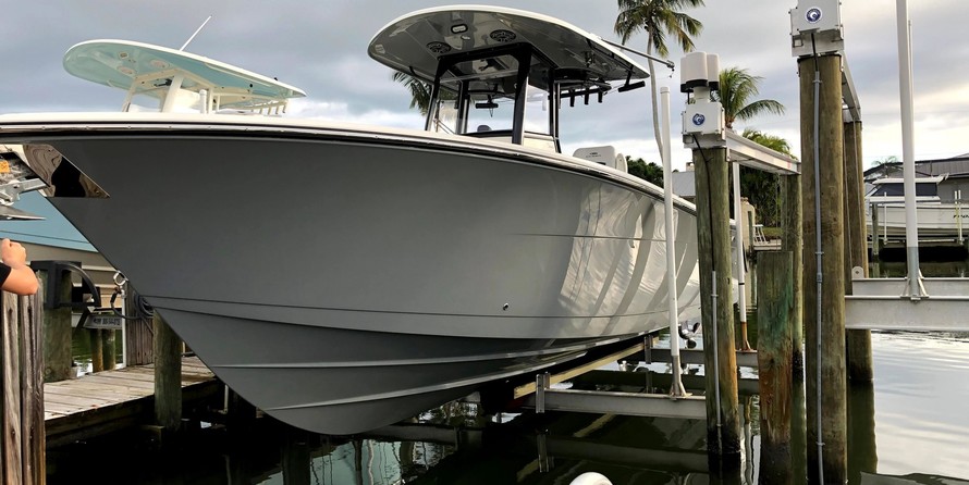 Cobia 217 center console