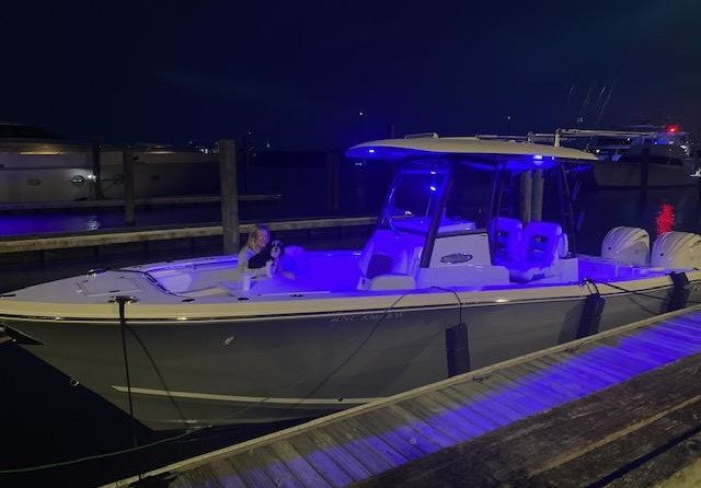 Cobia 217 center console