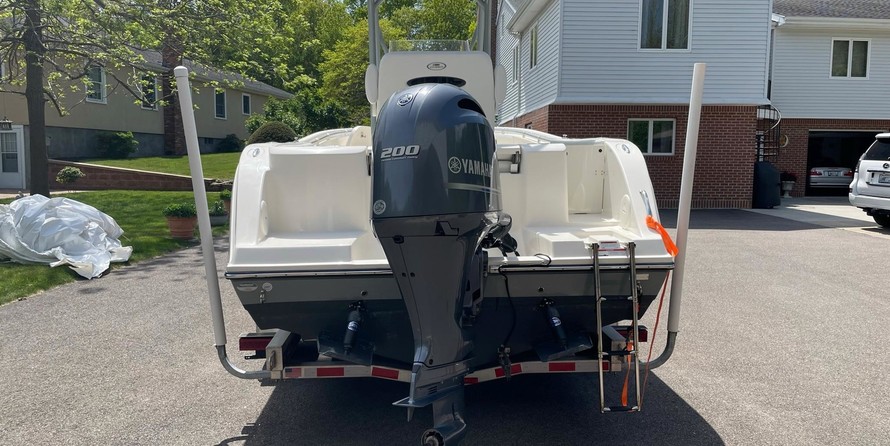 Cobia 217 center console