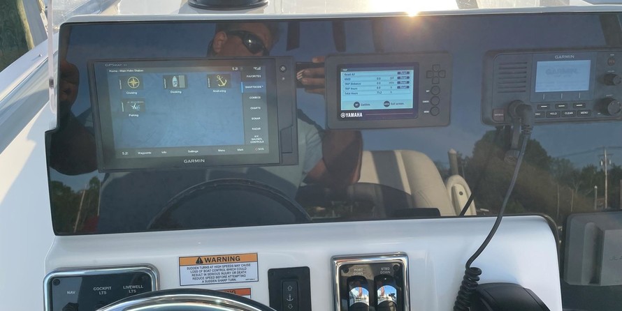 Cobia 217 center console