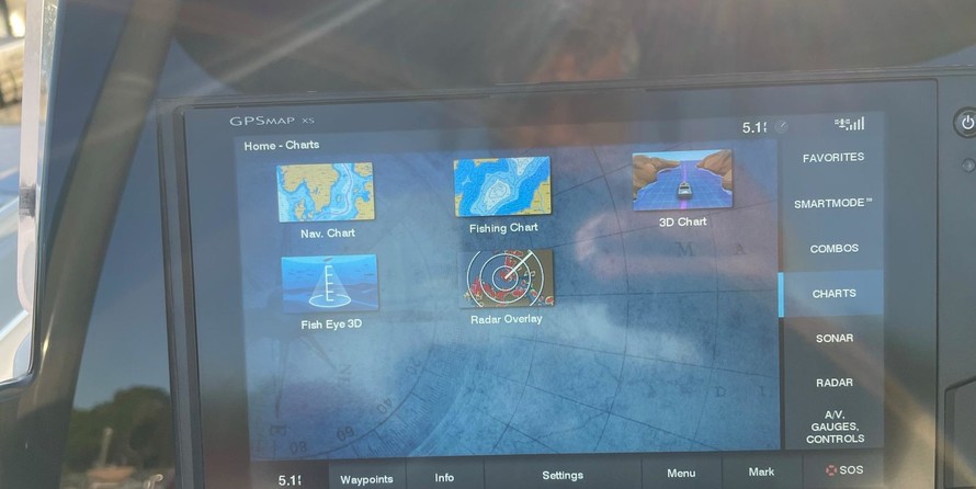 Cobia 217 center console