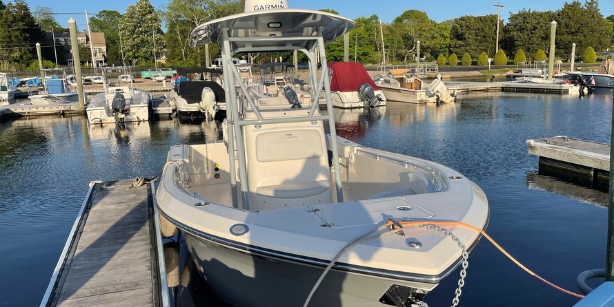 Cobia 217 center console