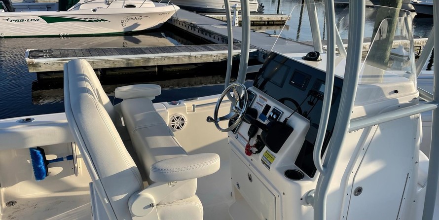 Cobia 217 center console