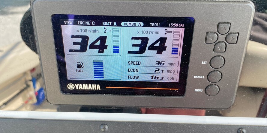 Cobia 217 center console