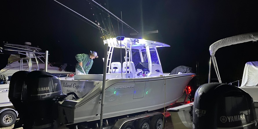 Cobia 217 center console