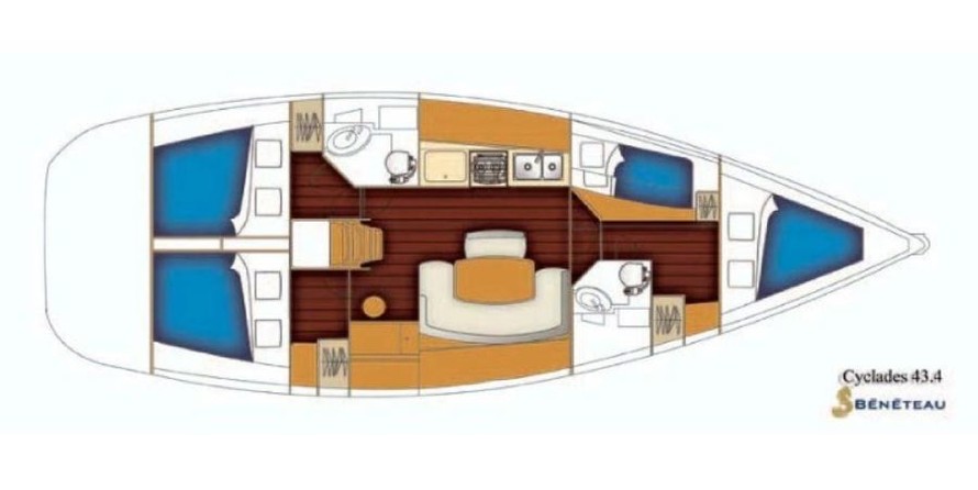 Beneteau Cyclades 43