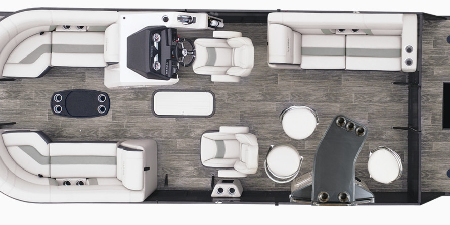 60 x 16 tri-toon passenger vessel