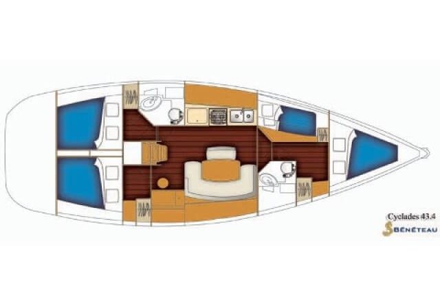 Beneteau Cyclades 43.4