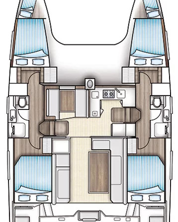 Nautitech 40 Open - 4 + 2 cab.