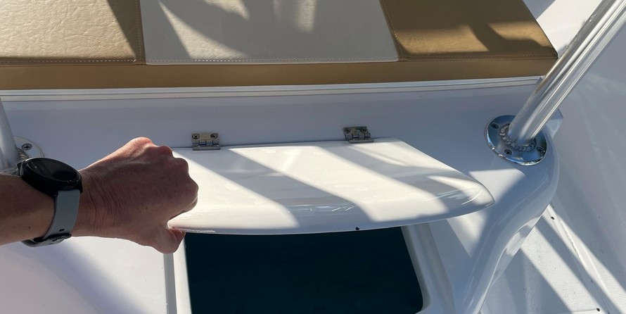 Pursuit 2870 center console