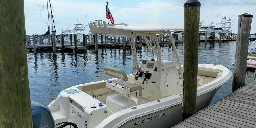 Cobia 217 center console