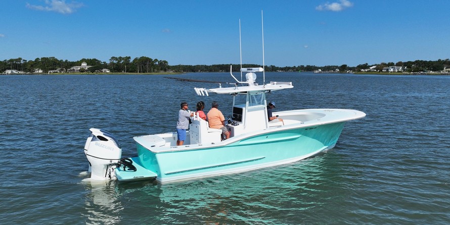 Custom carolina 28 center console