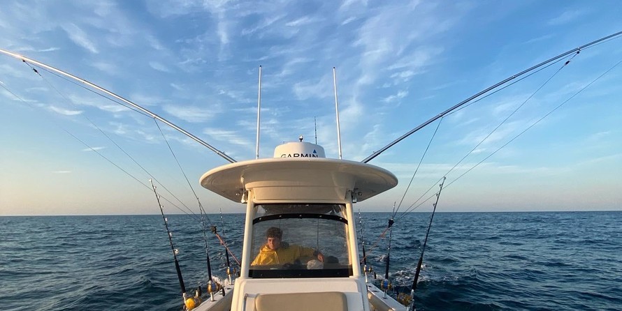 Pursuit 2870 center console