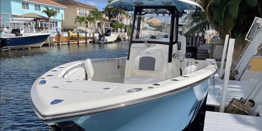 Cobia 217 center console