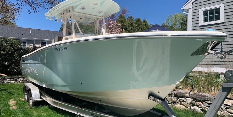 Cobia 217 center console