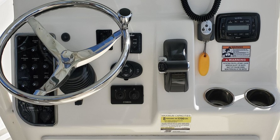 Cobia 217 center console