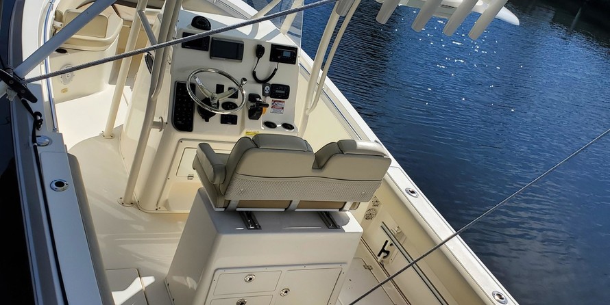 Cobia 217 center console