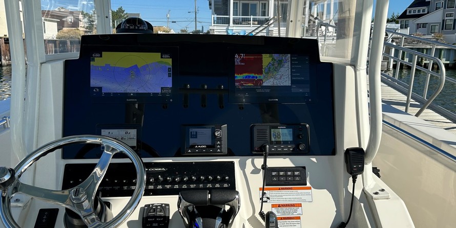 Cobia 217 center console