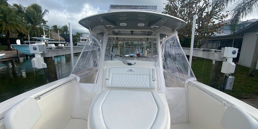 Cobia 217 center console