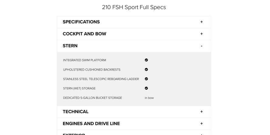 Yamaha 210 FSH Sport