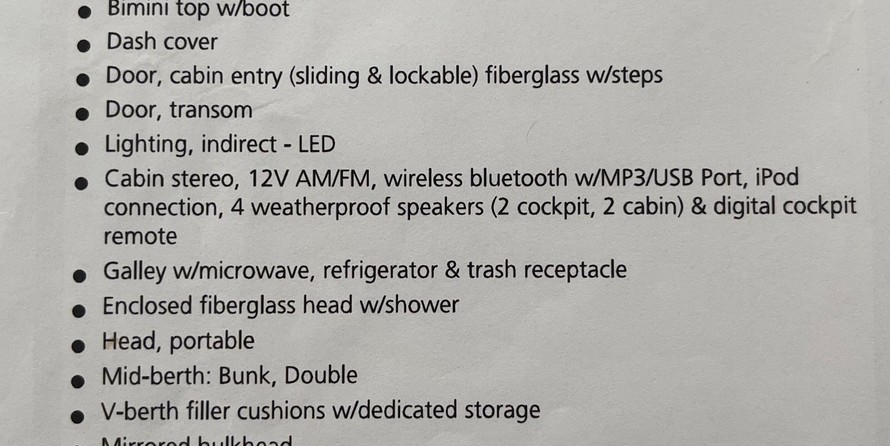 Sea Ray 260 Sundancer