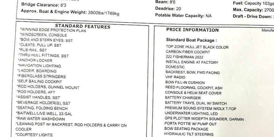 Wellcraft 222 Fisherman