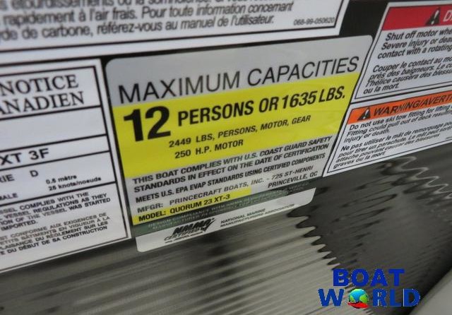 Princecraft Quorum 23 XT