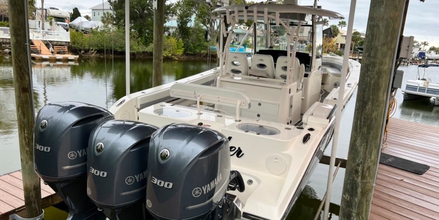 Cobia 217 center console