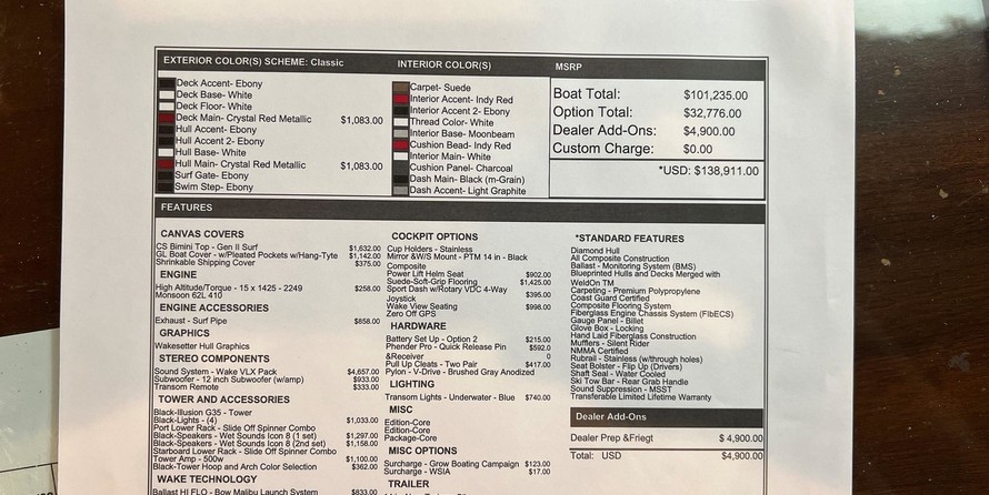 Malibu Wakesetter 22 VLX