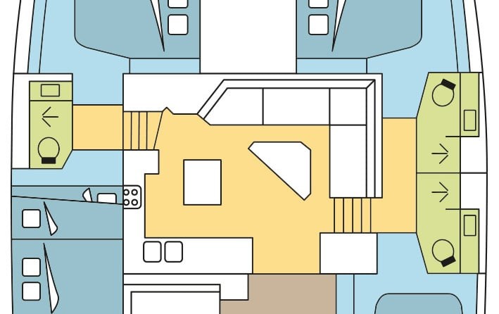 Fountaine Pajot Tanna 47 - 5 + 1 cab.