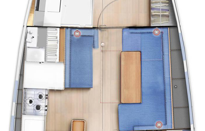 Sun Odyssey 410 - 3 cab.