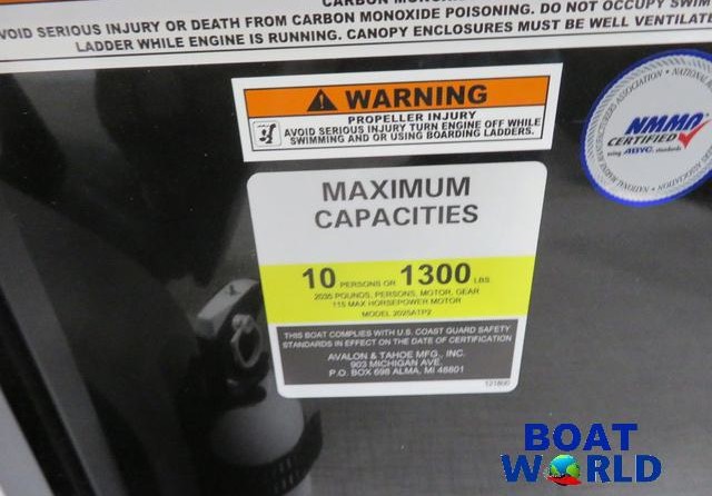 Tahoe LTZ 2185 Cruise Rear Bench (CRB) Pontoon & Honda 4