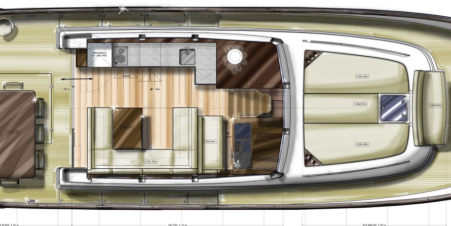 Sasga yachts menorquin 54 flybridge