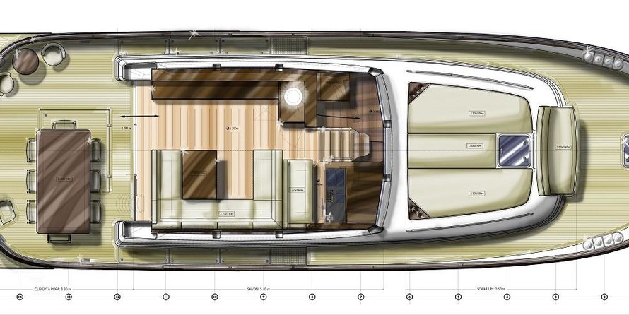 Sasga yachts menorquin 54 flybridge