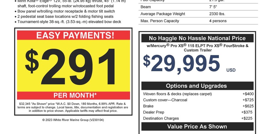 Tracker Pro Team 190 TX