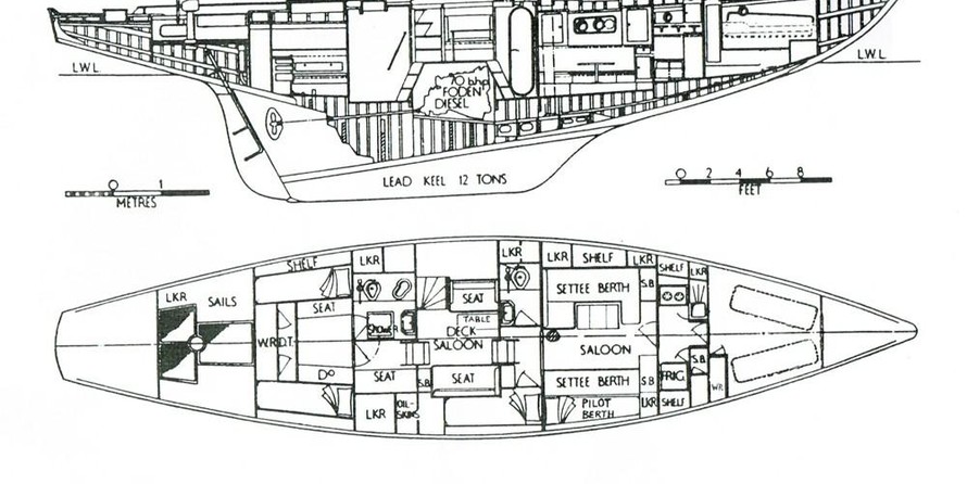 Laurent giles ketch 112ft.