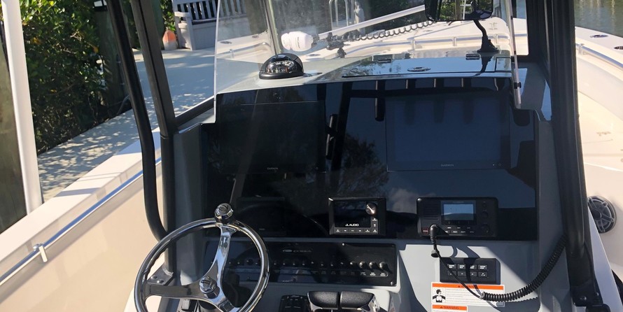 Cobia 217 center console