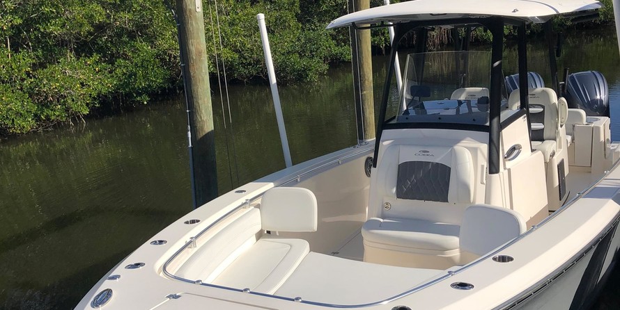 Cobia 217 center console