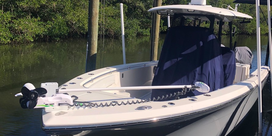 Cobia 217 center console