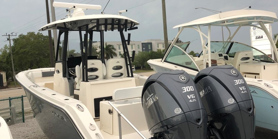 Cobia 217 center console