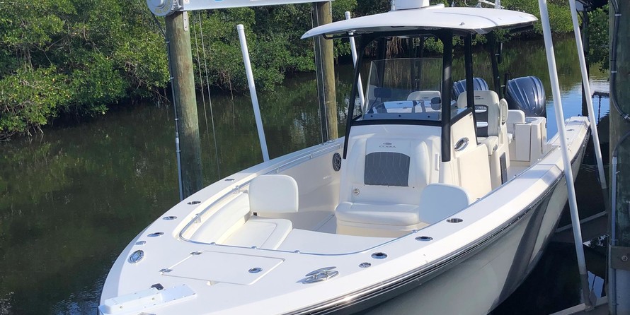 Cobia 217 center console