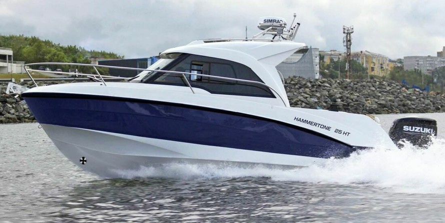 HAMMERTONE 25 HT, белый с синей полосой