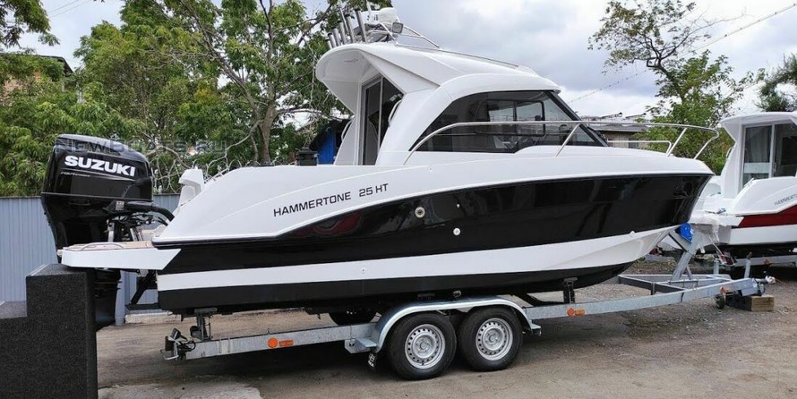 HAMMERTONE 25 HT, белый с синей полосой