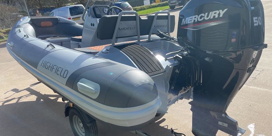 Highfield dl 420 aluminium rib