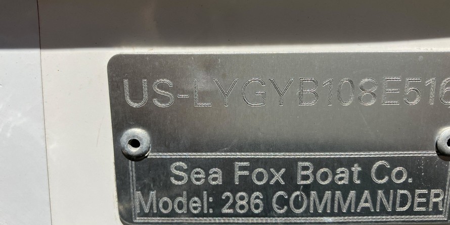 Sea Fox 286 Commander