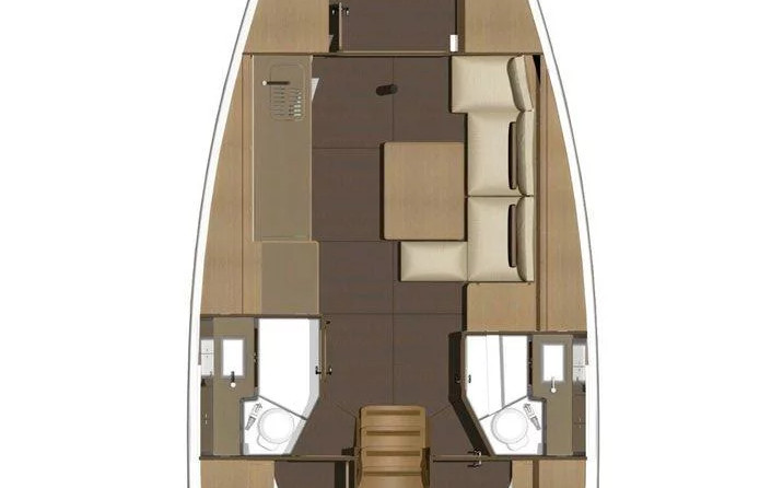 Dufour 382 GL - 3 cab.
